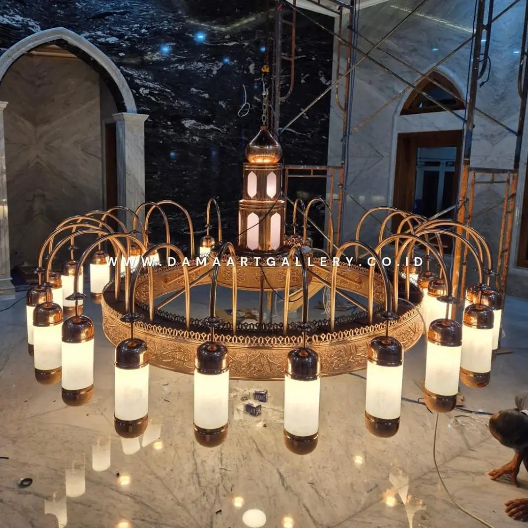 Lampu Masjid Nabawi Material Tembaga